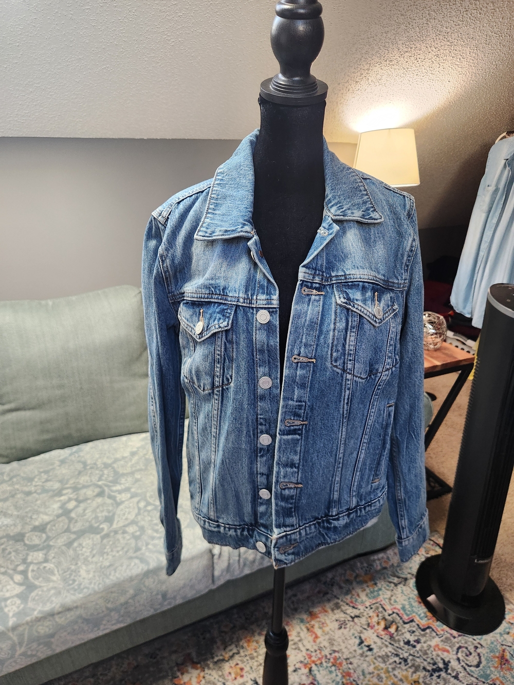 Lucky Brand Blue Denim Jacket Medium Great Condition
